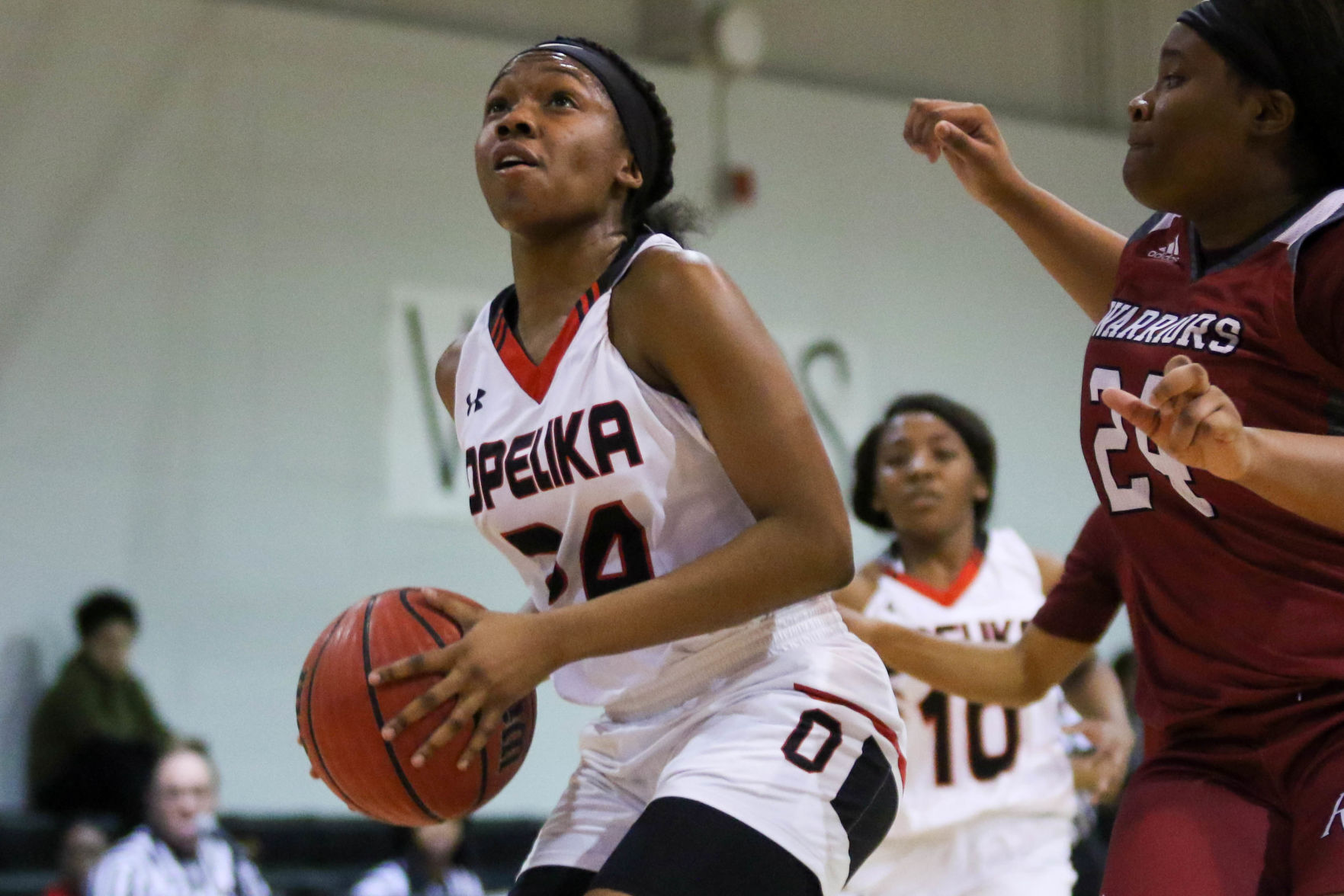 Opelika vs. Russell County Area 6-6A girls high school basketball